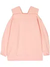 Ioana Ciolacu Sushi Cold-shoulder Sweatshirt In Pink