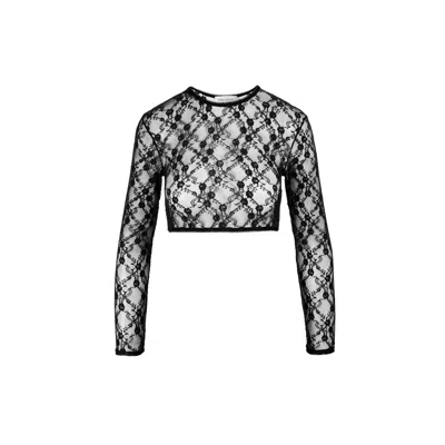 Ioana Ciolacu Women's Black Brody Crop Top