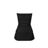 Ioana Ciolacu Women's Black Corset Top In Black