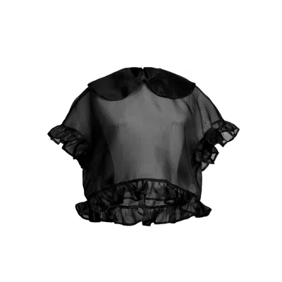 Ioana Ciolacu Women's Black Dahlia Blouse
