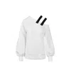 Ioana Ciolacu Women's Black / White Sonia White Sweatshirt In Black/white