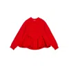 Ioana Ciolacu Women's Calypso Red Sweatshirt In Red