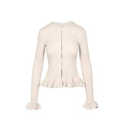 Ioana Ciolacu Ruffled-trim Blouse In White