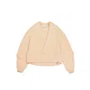 Ioana Ciolacu Women's Neutrals Beige V-neck Sweatshirt In Beige
