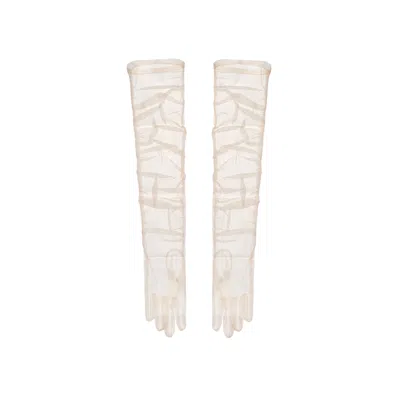 Ioana Ciolacu Women's Neutrals Sand Gloves In Beige