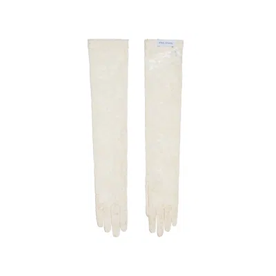 Ioana Ciolacu Women's White Brody Gloves