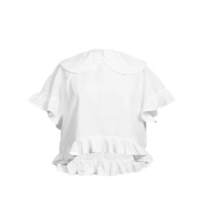 Ioana Ciolacu Women's White Dahlia Blouse