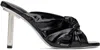 Ioannes Black Rococo Sandals In Black