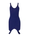Ioannes Woman Mini Dress Blue Size 6 Rayon, Polyamide In Blue