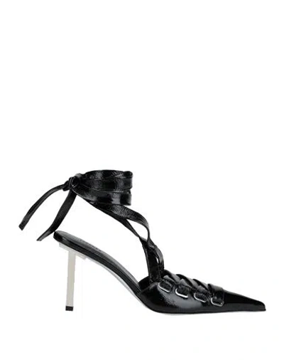 Ioannes Woman Pumps Black Size 10 Leather