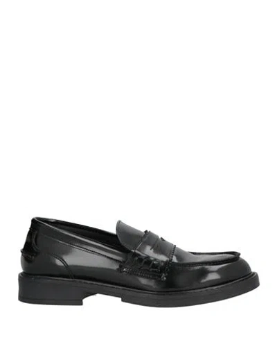 Iodea Woman Loafers Black Size 10 Textile Fibers
