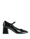 Iodea Woman Pumps Black Size 7 Textile Fibers