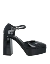 Iodea Woman Pumps Black Size 9 Synthetic Fibers