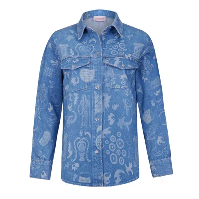 Iodes Women's Blue Soul Denim Jacket