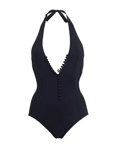 Iodus Woman One-piece Swimsuit Black Size 12 Polyamide, Elastane