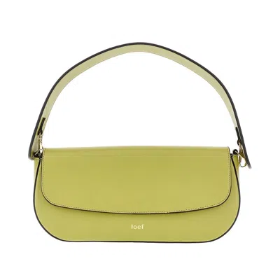Ioef 'ele' Smooth Leather Bag In Green