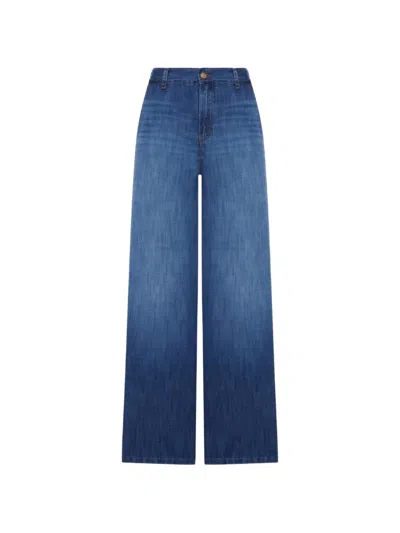 Iois Buttoned Jeans In Blue
