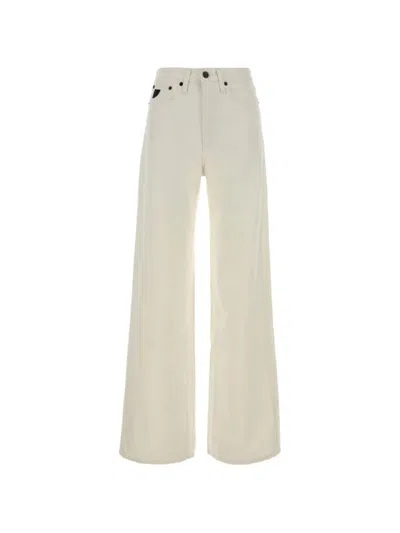 Iois Logo-patch Jeans In Neutral