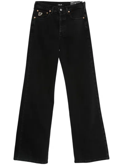 Iois Organic Cotton Denim Jeans With Stretch For Women In Animal Print