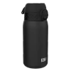 Ion8 Single Walled Stainless Steel Water Bottle In Black