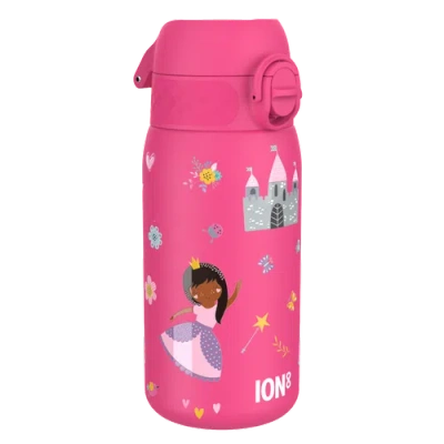 Ion8 Single Walled Stainless Steel Water Bottle In Pink