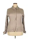 Iorane Long Sleeve Blouse In Brown