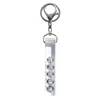 Iostudio Five Dreams Keychain Silver In Silver