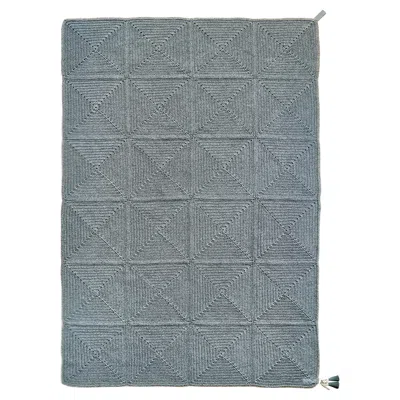 Pre-owned Iota 21st Century Asian Grey Black Outdoor Indoor 200x300 Cm Handmade Rug In Gray