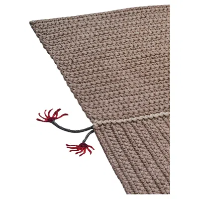 Pre-owned Iota 21st Century Asian Mocha Brown Earth Outdoor Indoor 170x240 Cm Handmade Rug