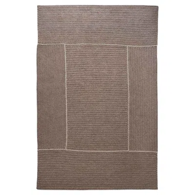 Pre-owned Iota 21st Century Asian Mocha Brown Earth Outdoor Indoor 200x300 Cm Handmade Rug