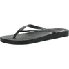 IPANEMA ANA WOMENS GLITTER FOOTBED FLIP-FLOPS