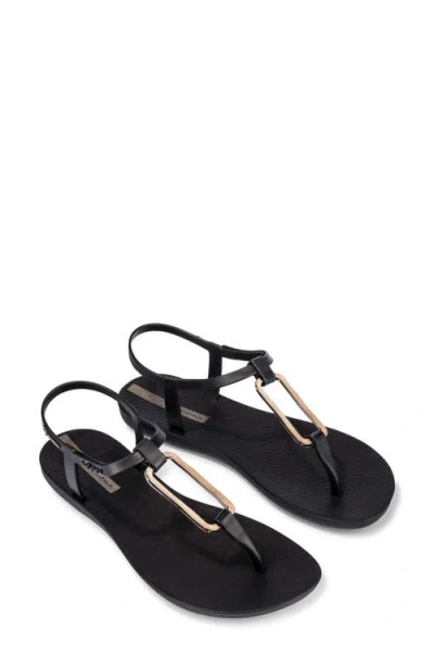 Ipanema Clas Modern Water Resistant Ankle Strap Sandal In Black