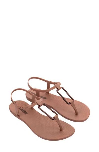 Ipanema Clas Modern Water Resistant Ankle Strap Sandal In Brown