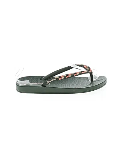 Pre-owned Ipanema Flip Flops In Green