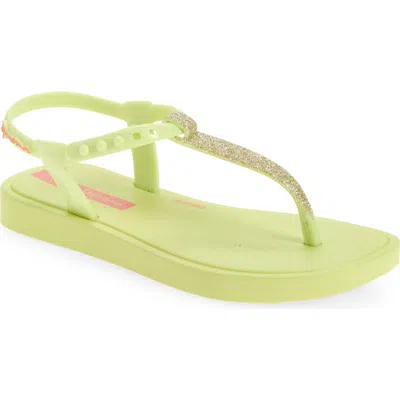 Ipanema Kids' Glitter Glow Sandal In Green