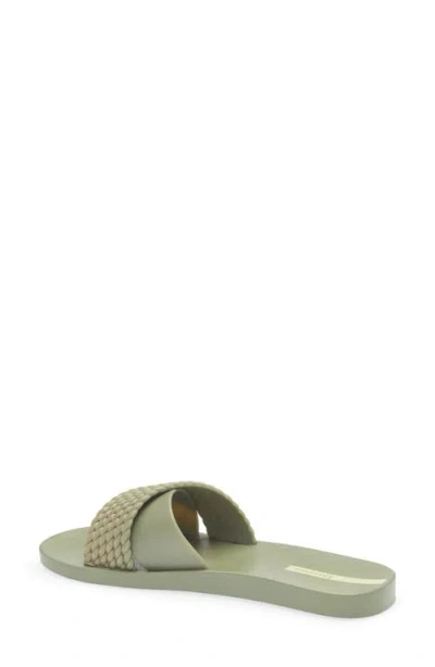 Ipanema Street Ii Slide Sandal In Light Grey/grey