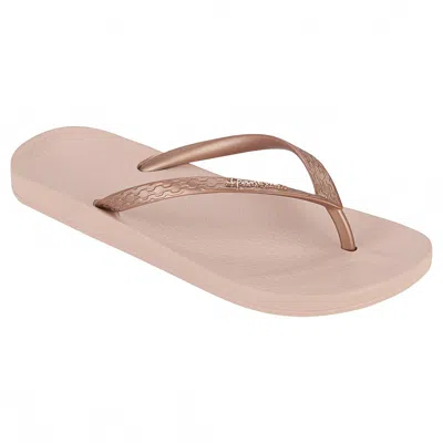 Ipanema Women's Ana Metallic Flip Flops In Metallic Pink
