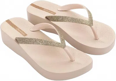 Ipanema Women's Mesh Chic Platform Sandal In Beige In Brown