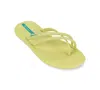 Ipanema X Shakira Women's Meu Sol Rasteira Ad Thong Sandals In Lime
