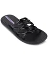 Ipanema X Shakira Women's Sol Strappy Slide Sandals In Black