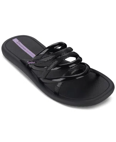 Ipanema X Shakira Women's Sol Strappy Slide Sandals In Black