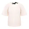 Ipanomi Women's Cotton Twill Top With Back Detail - White In White