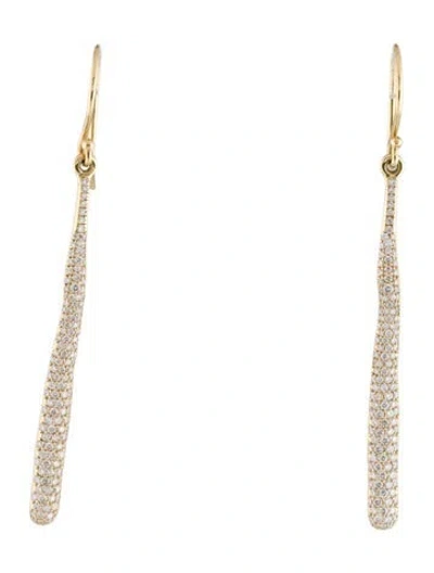 Pre-owned Ippolita 18k 1.31ctw Diamond Drop Earrings In Multi