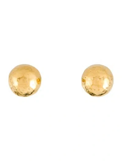 Pre-owned Ippolita 18k Ball Stud Earrings In Multi