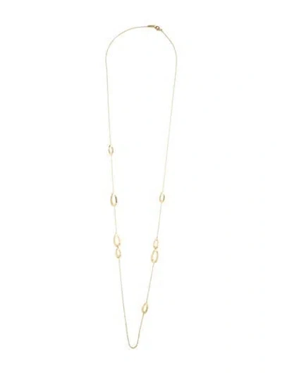 Pre-owned Ippolita 18k Cherish Bond Long Station Necklace, 38" In Multi