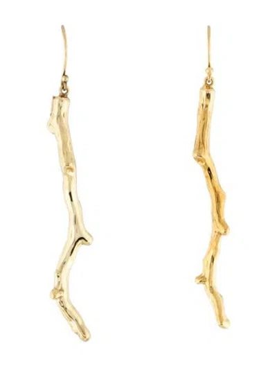 Pre-owned Ippolita 18k Classico Branch Drop Earrings In Multicolor