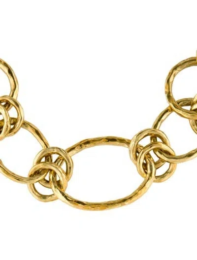 Pre-owned Ippolita 18k Classico Chain Necklace, 19" In Multi