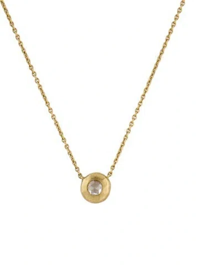 Pre-owned Ippolita 18k Diamond Pendant Necklace, 16.5" In Multi