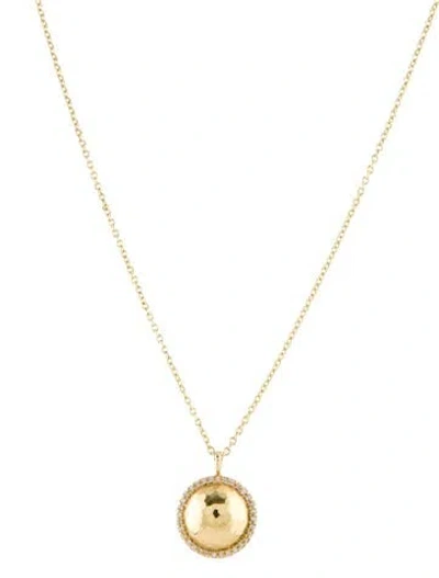 Pre-owned Ippolita 18k Diamond Stardust Goddess Pendant Necklace, 18.25" In Multi