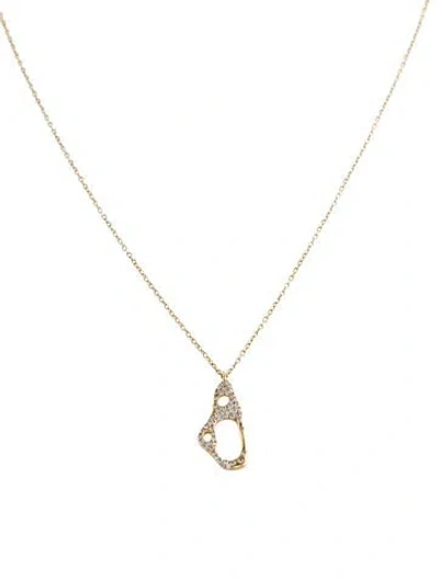 Pre-owned Ippolita 18k Diamond Stardust Pendant Necklace, 18" In Multi